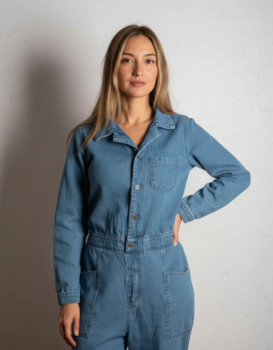 Mono Enterito Overall  Denim Jean
