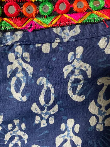 Short Hindú Estampado Azul S