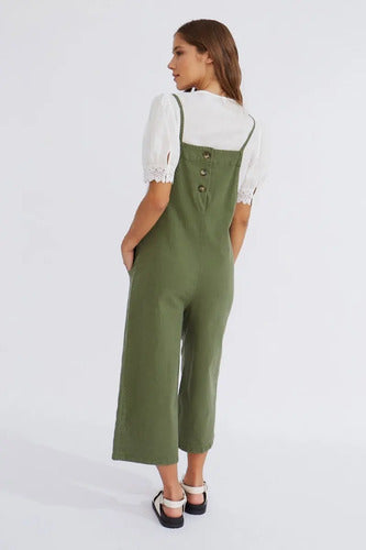 Mono Gabardina Enterito Mono Pantalón Negro Lisa Unico