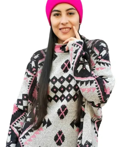 Sweater Amplio Importado  Mangas Murcielago