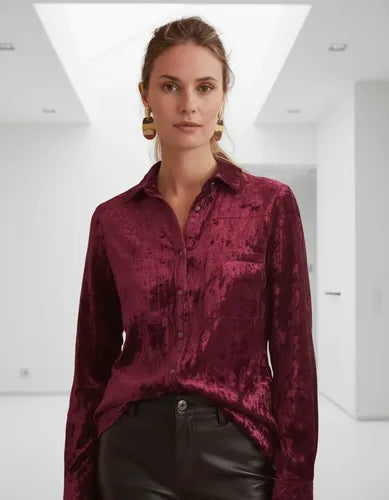 Camisa Importada Chifon Velvet Colores Tipo Vars India Style