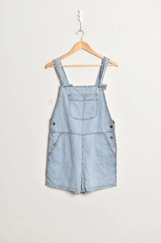 Enterito Mono Jean Corto Denim
