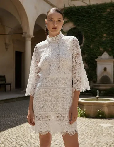Vestido  Importado Fiesta Puntilla