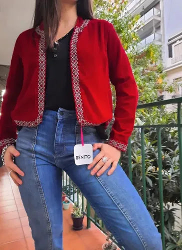 Saco Saquito Importado Chaqueta Velvet