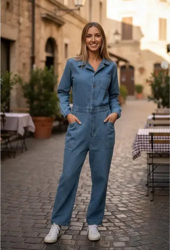 Mono Enterito Overall  Denim Jean