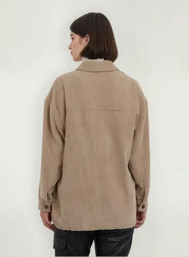 Campera Camisaco De Corderoy Modelo Grande