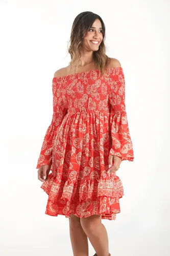 Vestido De Seda Hindú Corto Nido De Abeja Mod. 8