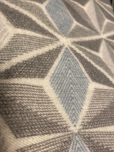 Pashmina Chalina Ruana Lanilla Rombos Importada