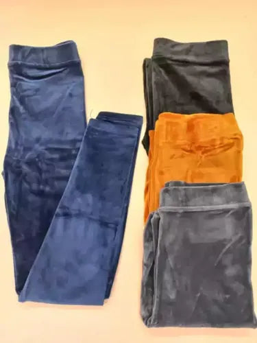 Calza Estilo Plush Elastizada Importada Tiro Alto