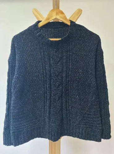 Sweater Pullover Chenille Básico