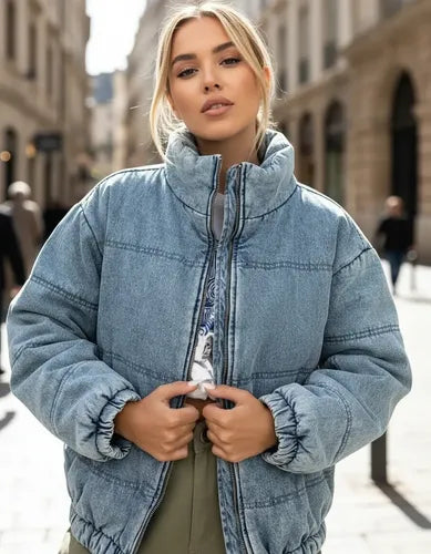 Campera De Abrigo Puffer Jean