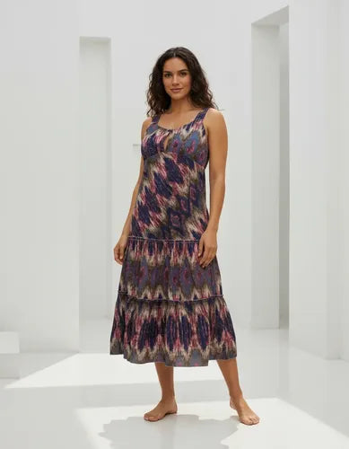 Solero Vestido Importado Estampado India Boho