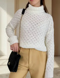 Sweater Tejido Polera Amplio Oversize