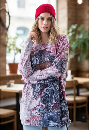 Sweater De Lanilla Con Estampa. Importados  Varios Modelos