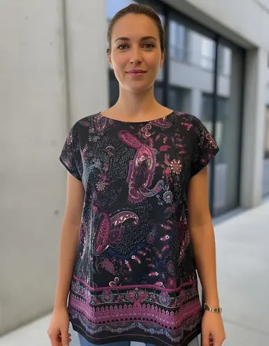 Remera Blusa Importada Estampada Manga Corta