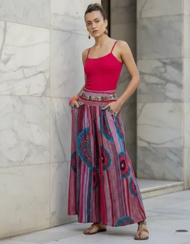Pantalón Palazzo Extra Ancho