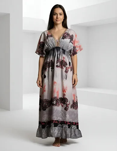 Vestido  Largo Importado  Boho Estampado