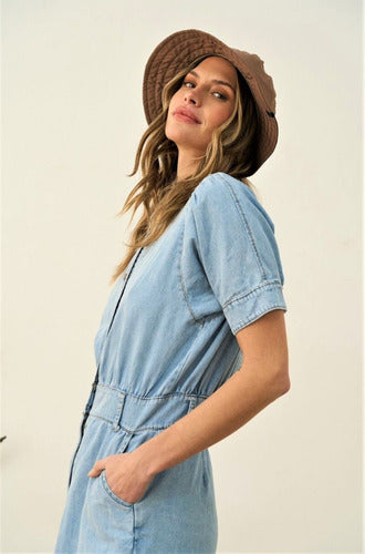 Vestido Jean Denim Nuevo 2da Selección Celeste Lisa L