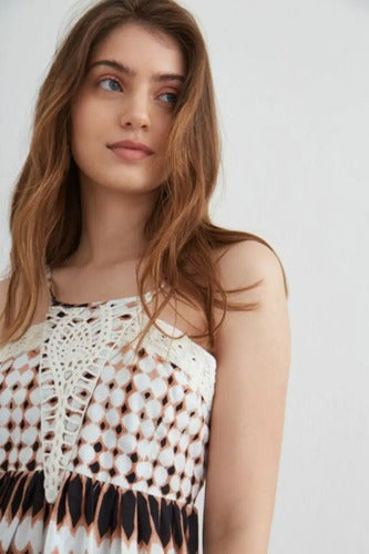 Vestido Solero Largo Importado Hippie Chic Estilo Vars