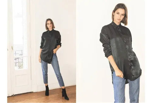 Camisa Marca Vestite Y Andate Negro Lisa 1