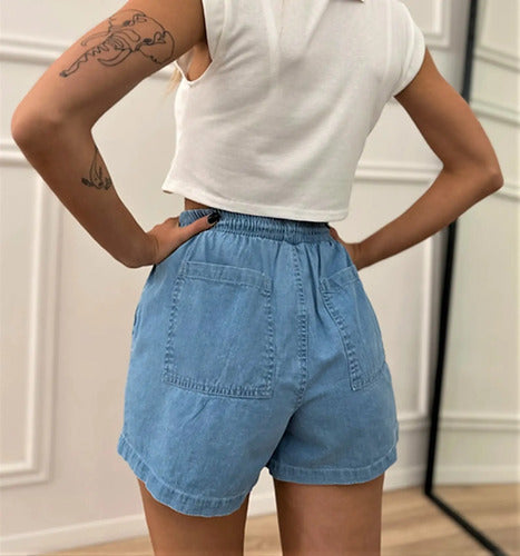 Short De Jean Camisero Denim