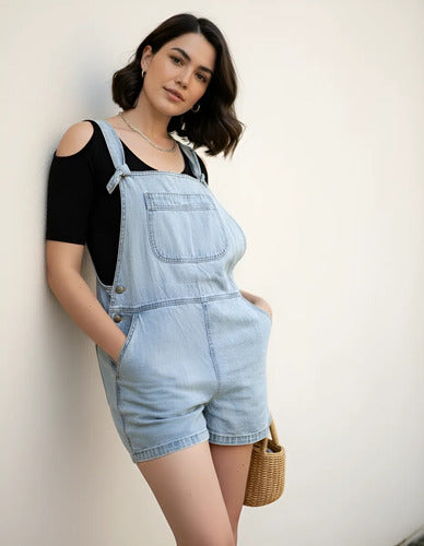 Enterito Mono Jean Corto Denim