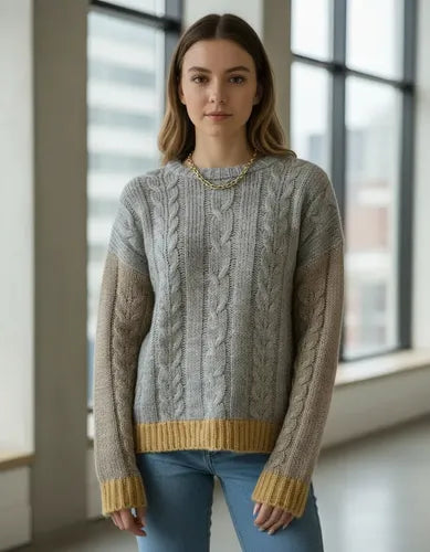 Sweater Tejido Tricolor