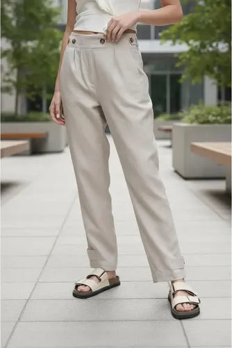 Pantalón De Lino
