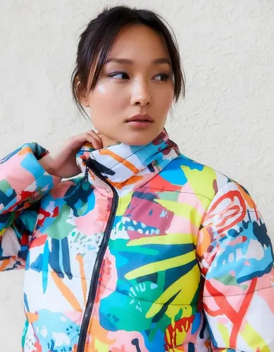 Campera De Abrigo Puffer Estampada Estampada L