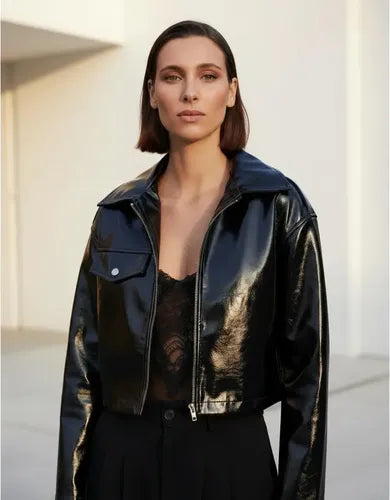 Campera Saco Chaqueta De Charol