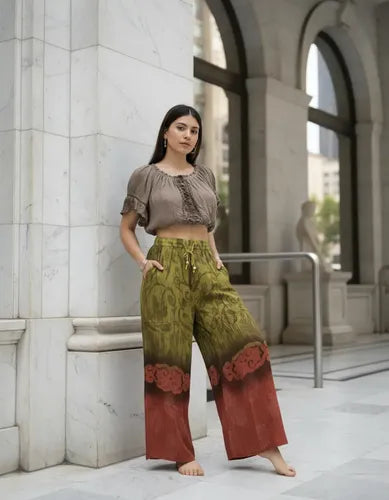 Pantalon Liviano Palazzo Importado