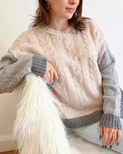 Sweater Tejido Tricolor