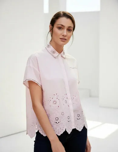 Camisa Blusa Importada Tipo Vars Broderie