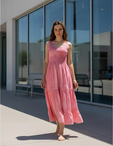 Solero Vestido Con Volados Batik