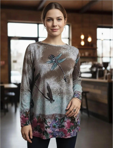 Sweater De Lanilla Con Estampa. Importados  Varios Modelos
