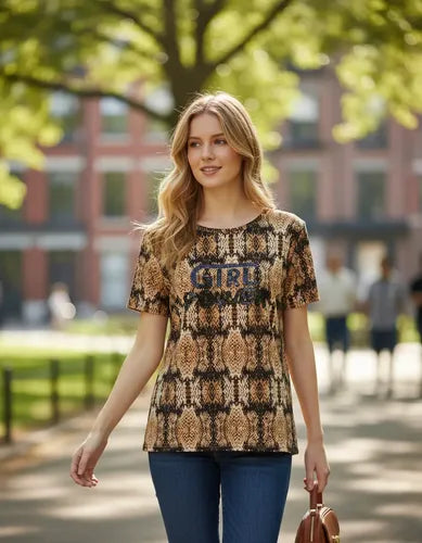Remera Importada Reptil Girl Power