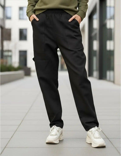 Pantalón Gabardina Cargo