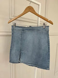 Falda Mini Pollera Denim + Top (conjunto)