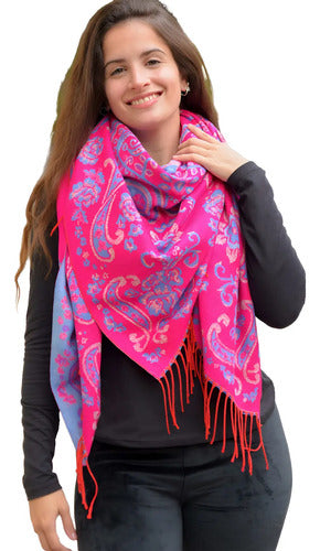 Pashmina Bufanda Bufandon Boho Mandalas Búlgaros Grande