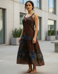 Solero Vestido Importado Estampado India Boho