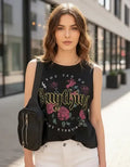 Remera Musculosa Anything Negro Unico