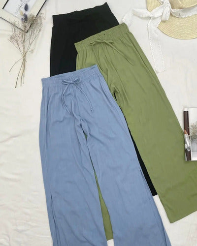 Pantalón Basico Palazzo De Lino