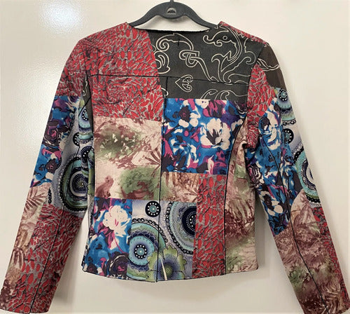 Chaqueta Campera Estampada Badana Importada Folk
