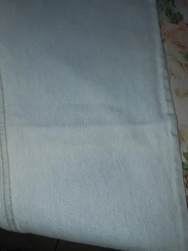 Jean Denim Pantalón Celeste Skinny Nuevo 2da Selección Celeste Liso 36