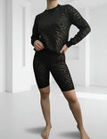 Calza  Biker Con Dorado