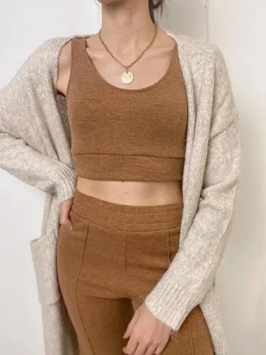 Pantalón Y Top  (conjunto) Deportivo Abrigado