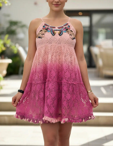 Solero Vestido Importado India Hindu Tipo Rapsodia Boho