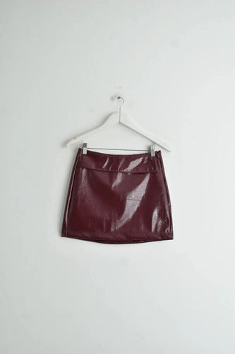 Mini Pollera De Charol