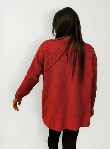 Sweater Pullover Tejido Modelo Grande Xxl Oversize