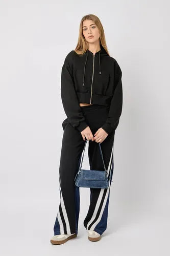 Pantalón Combinado Jogging Y Jean